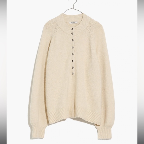 Super soft Madewell Henley Sweater - Picture 2 of 4
